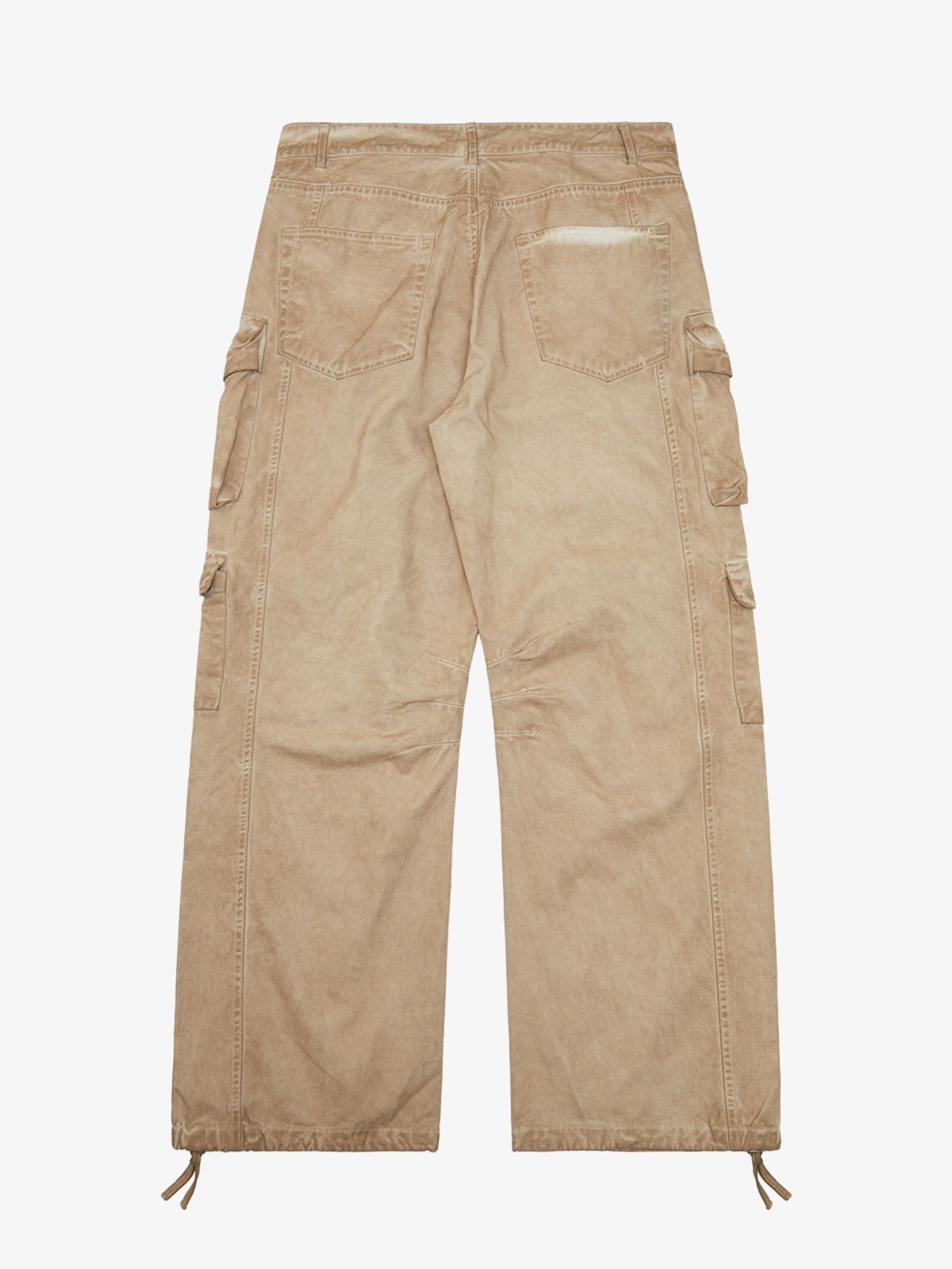 Vintage Wasteland Style Multi Pocket Work Pants