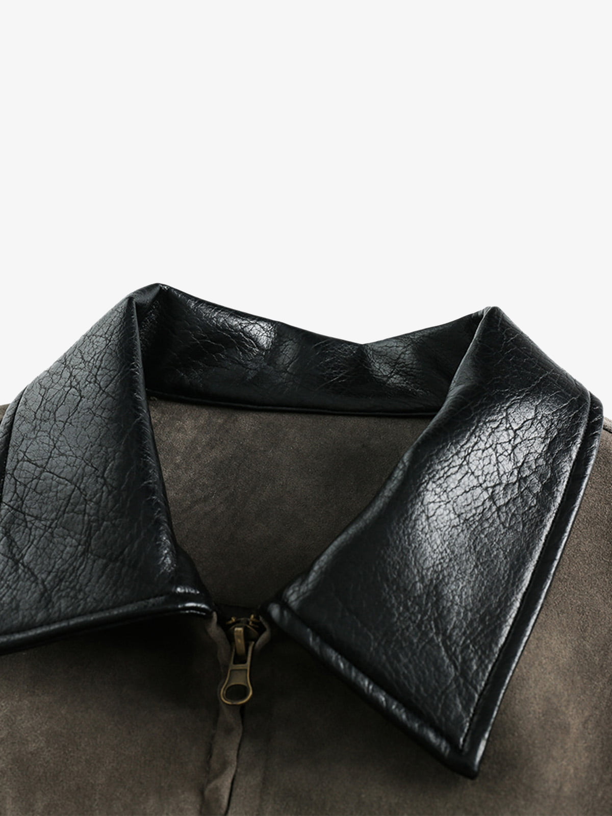 Retro Suede Detroit Motorcycle Jacket