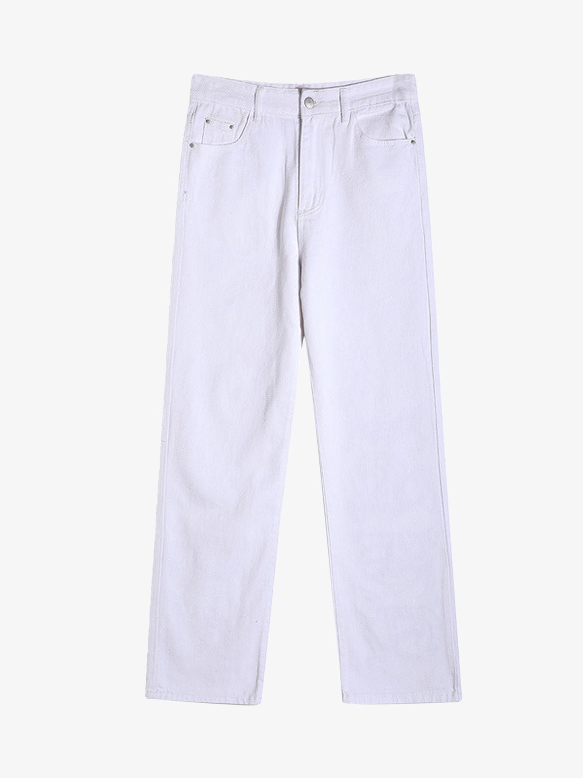 Burning Text Embroidered Letters Jeans