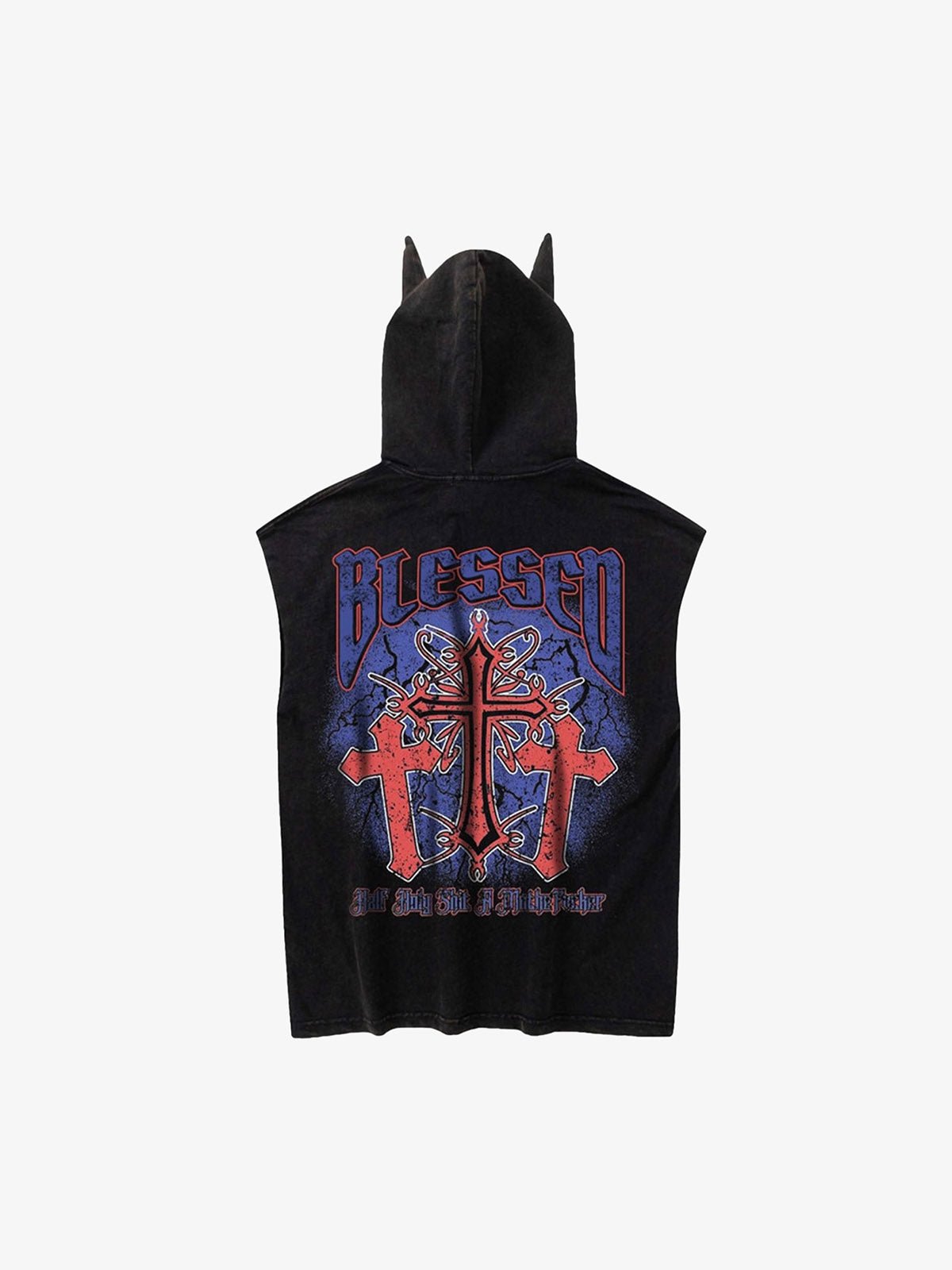 Washed Hooded Cotton Undershirt