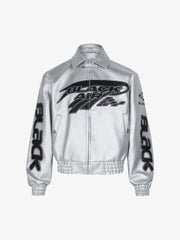 Faux Leather Vintage Street Black Air Jacket