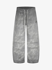 Retro Dirty-Dyed Paratrooper Barrel Pants