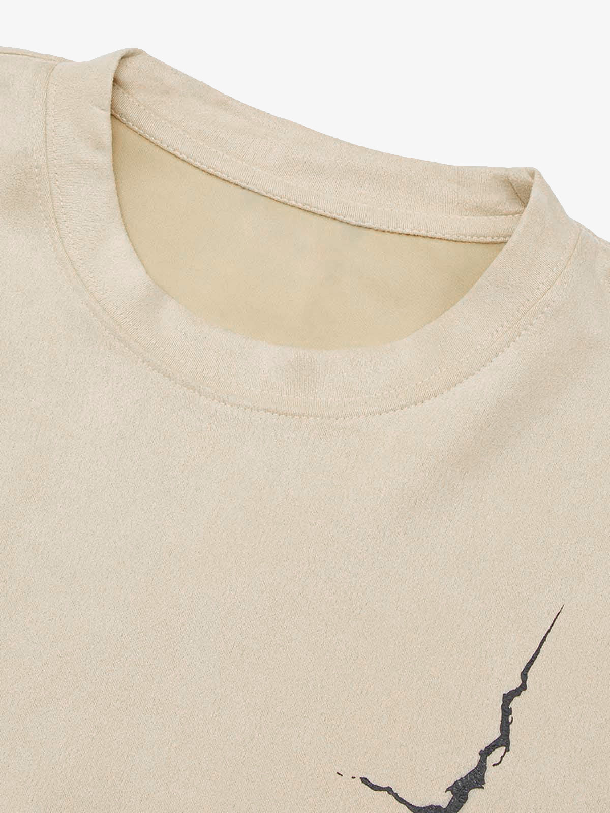 Suede Gothic Font Street Rap T-Shirt