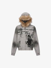 Mortemartt Graphic Hooded Jacket