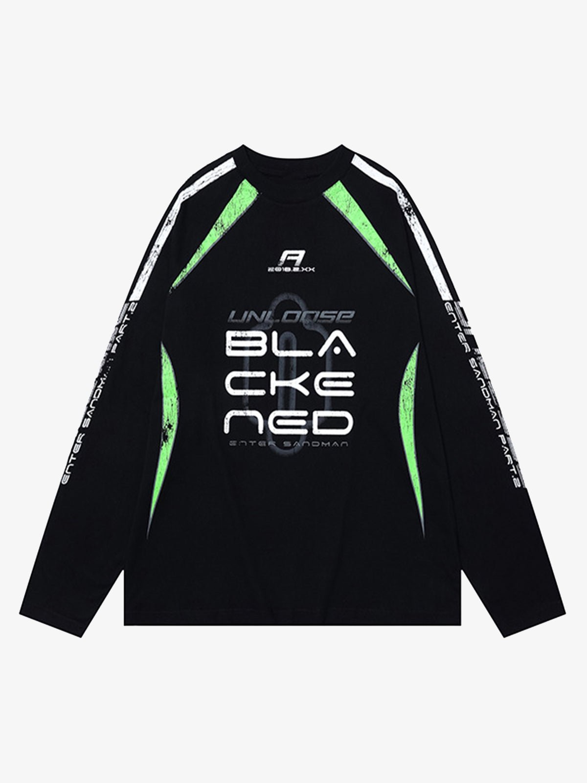 Retro Jersey  Oversized Long Sleeves T-Shirt