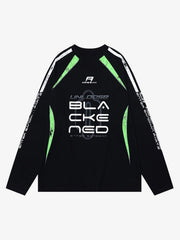 Retro Jersey  Oversized Long Sleeves T-Shirt