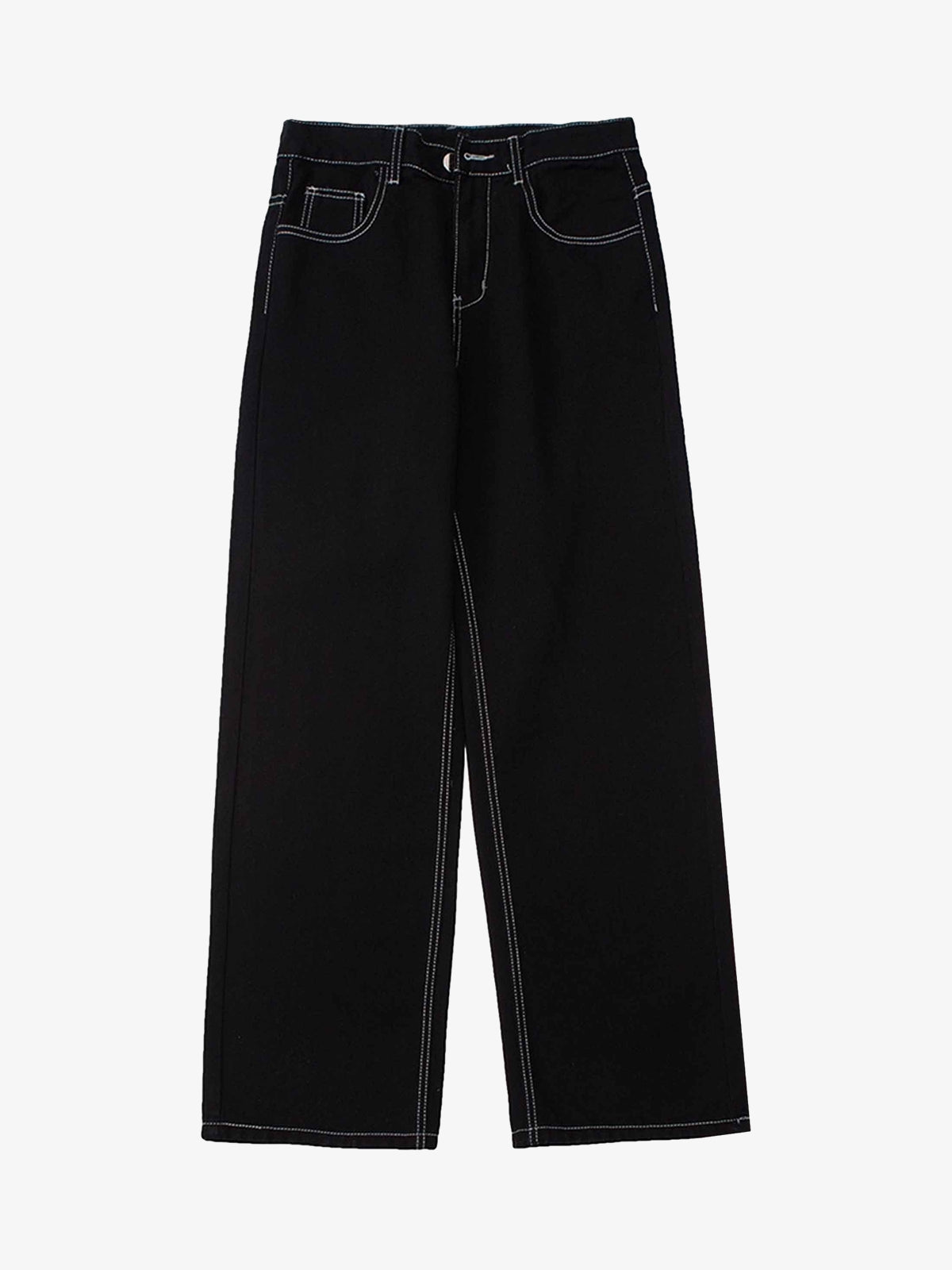 Solid Color Casual Jeans