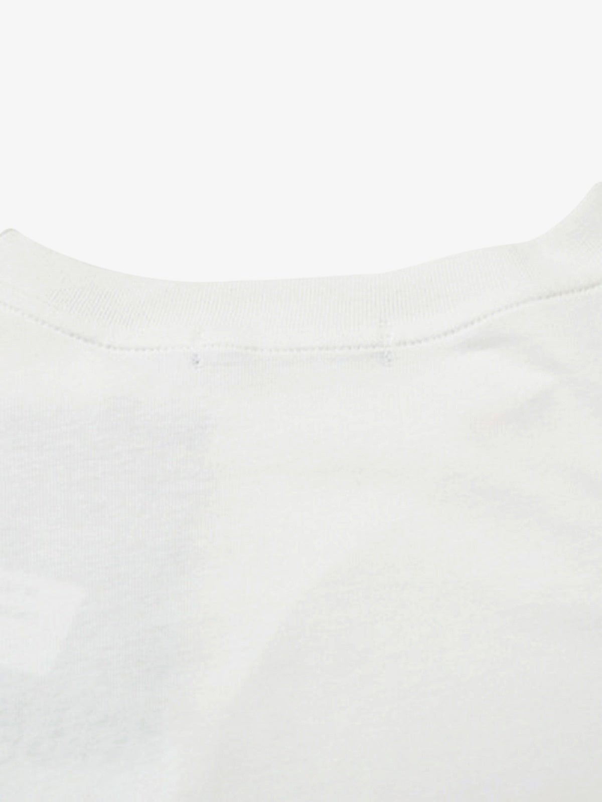 High Street Motorcycle Print Asymmetric T-shirt