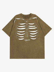 Dark Bones Washed Short-sleeved T-shirt