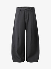 Retro Drape Barrel Suit Pants