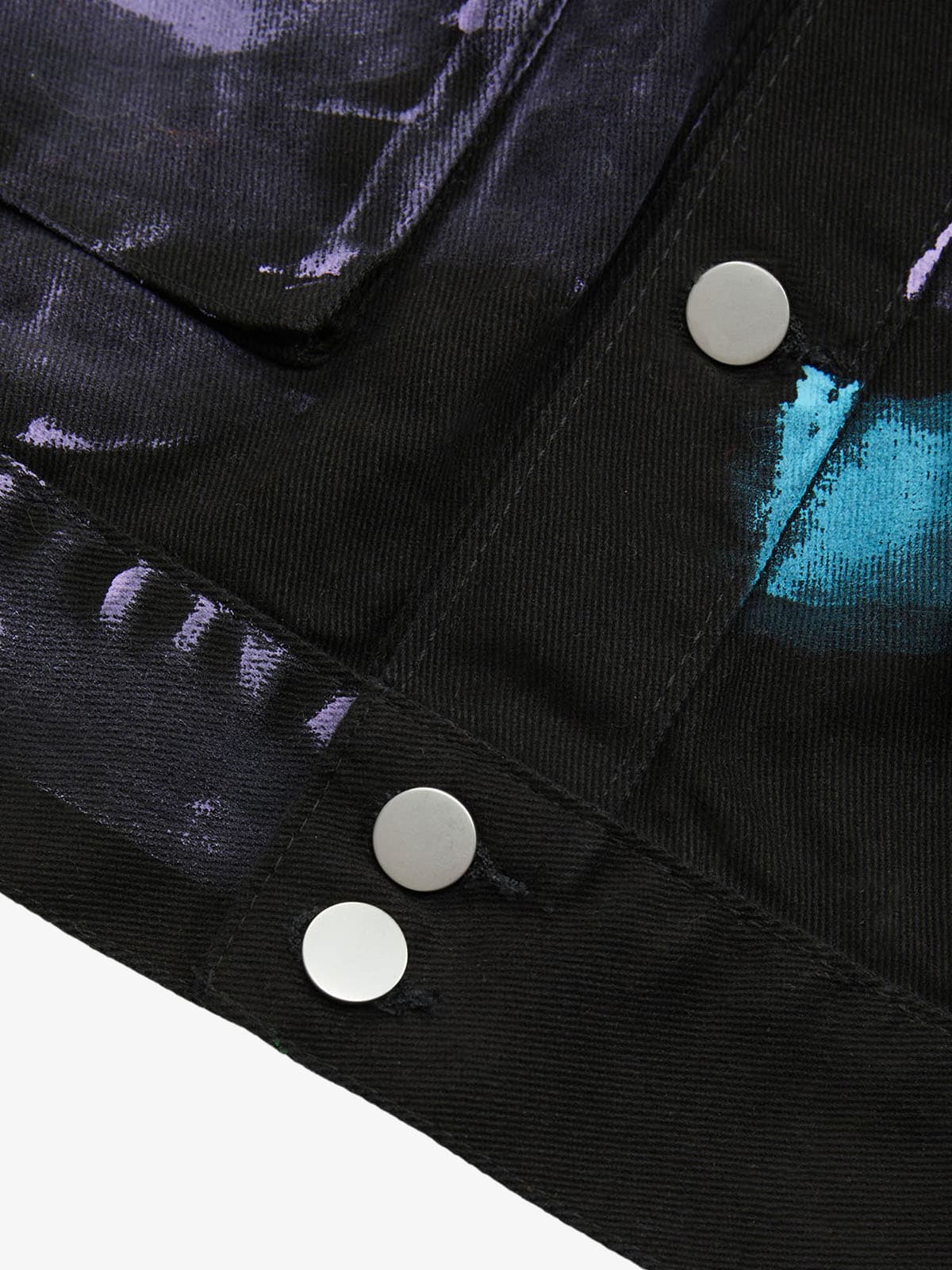Hip-hop Hand-painted Graffiti Denim Jacket