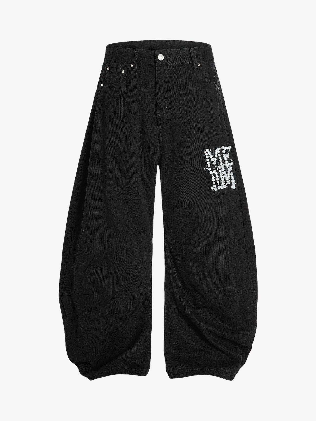 Heavy Beading Barrel Pants