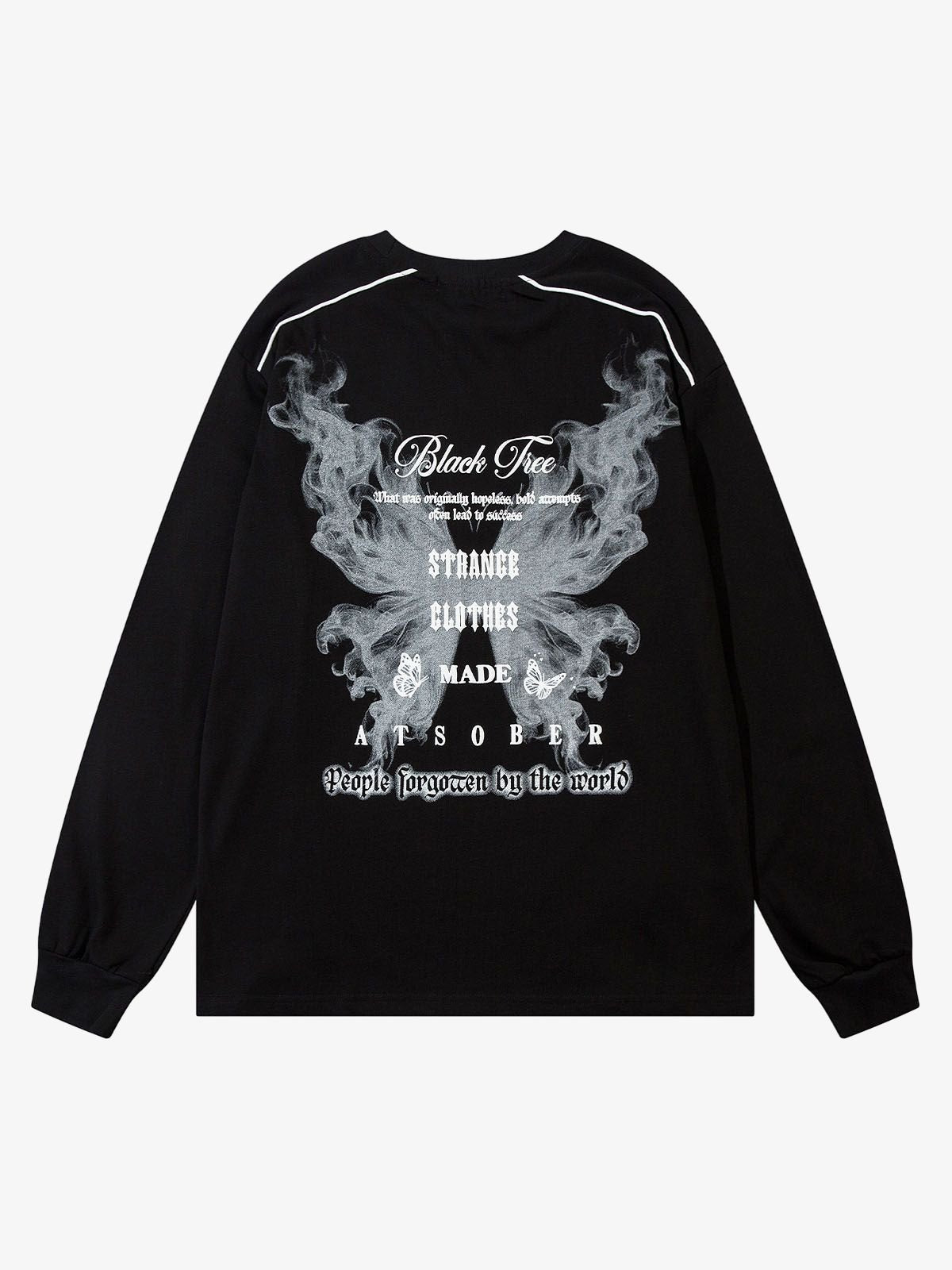 Star Chain Butterfly Long Sleeve T-shirt