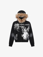 Mortemartt Graphic Hooded Jacket