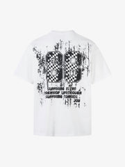 Retro Graffiti Lettering Short Sleeve T-shirt
