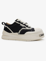Raggedy Round Toe Sneakers