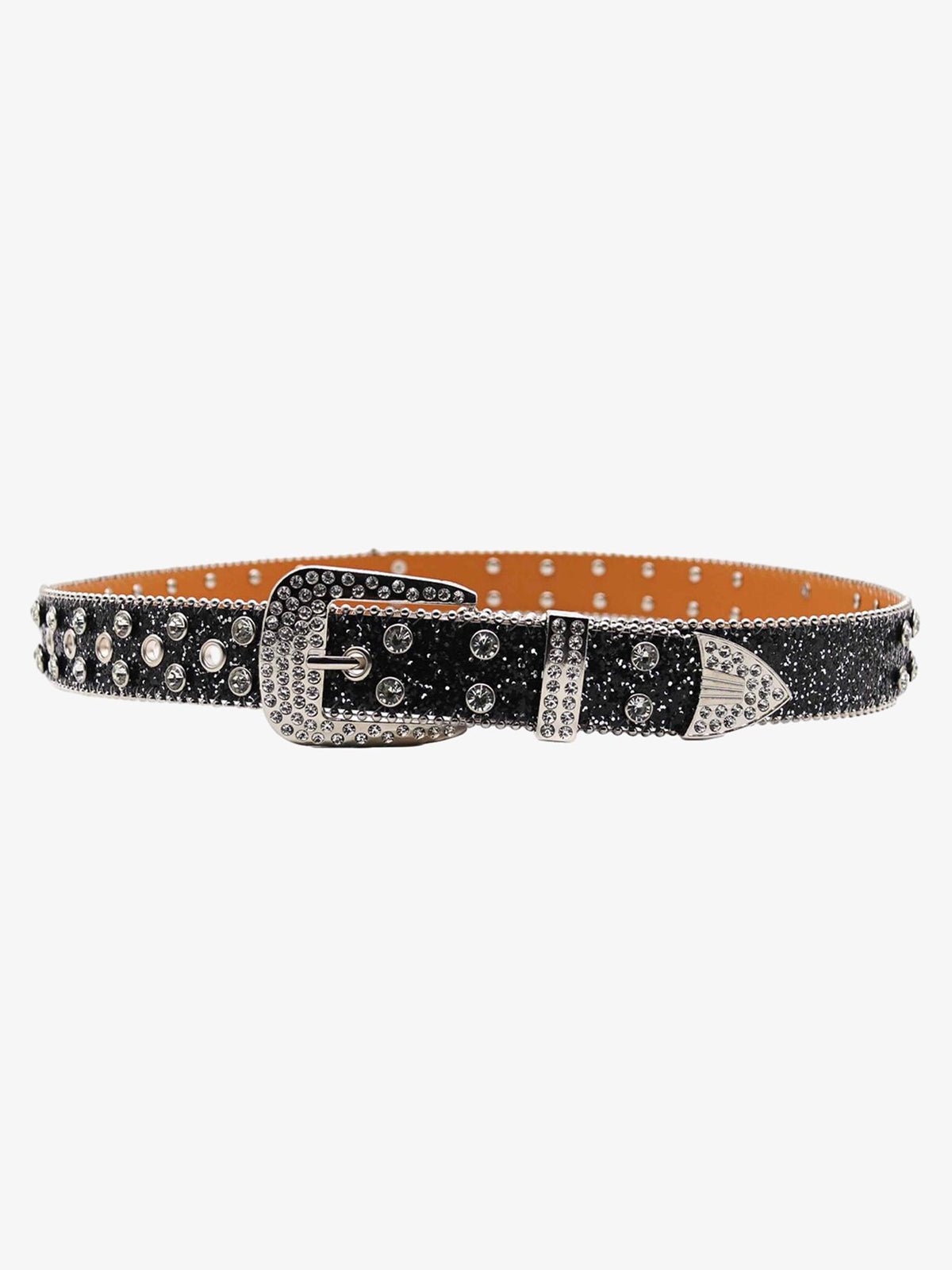 Rhinestone Skull Belt