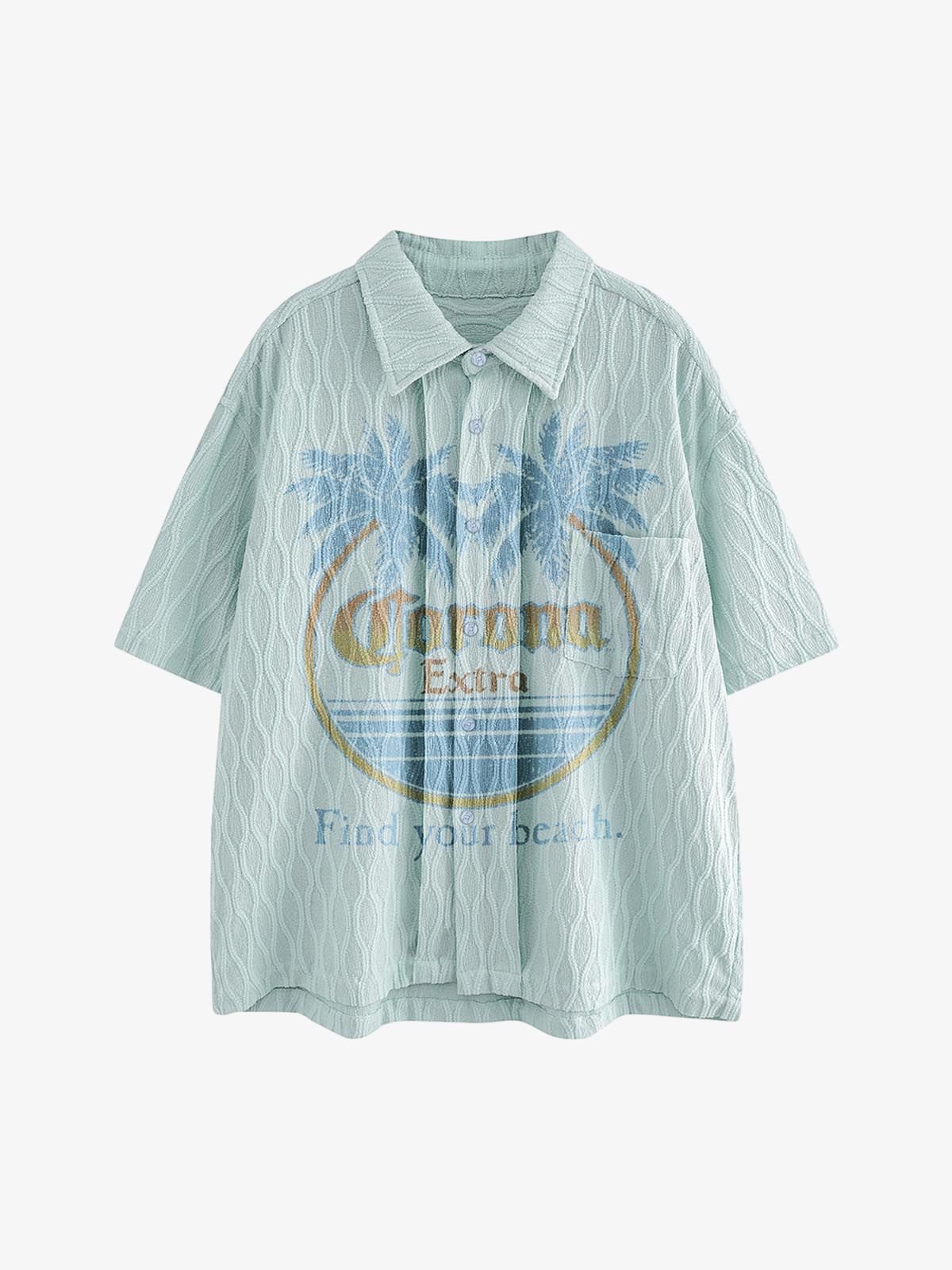 Palm Tree Short-Sleeve Shirt