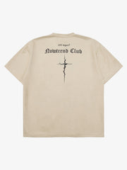 Suede Gothic Font Street Rap T-Shirt