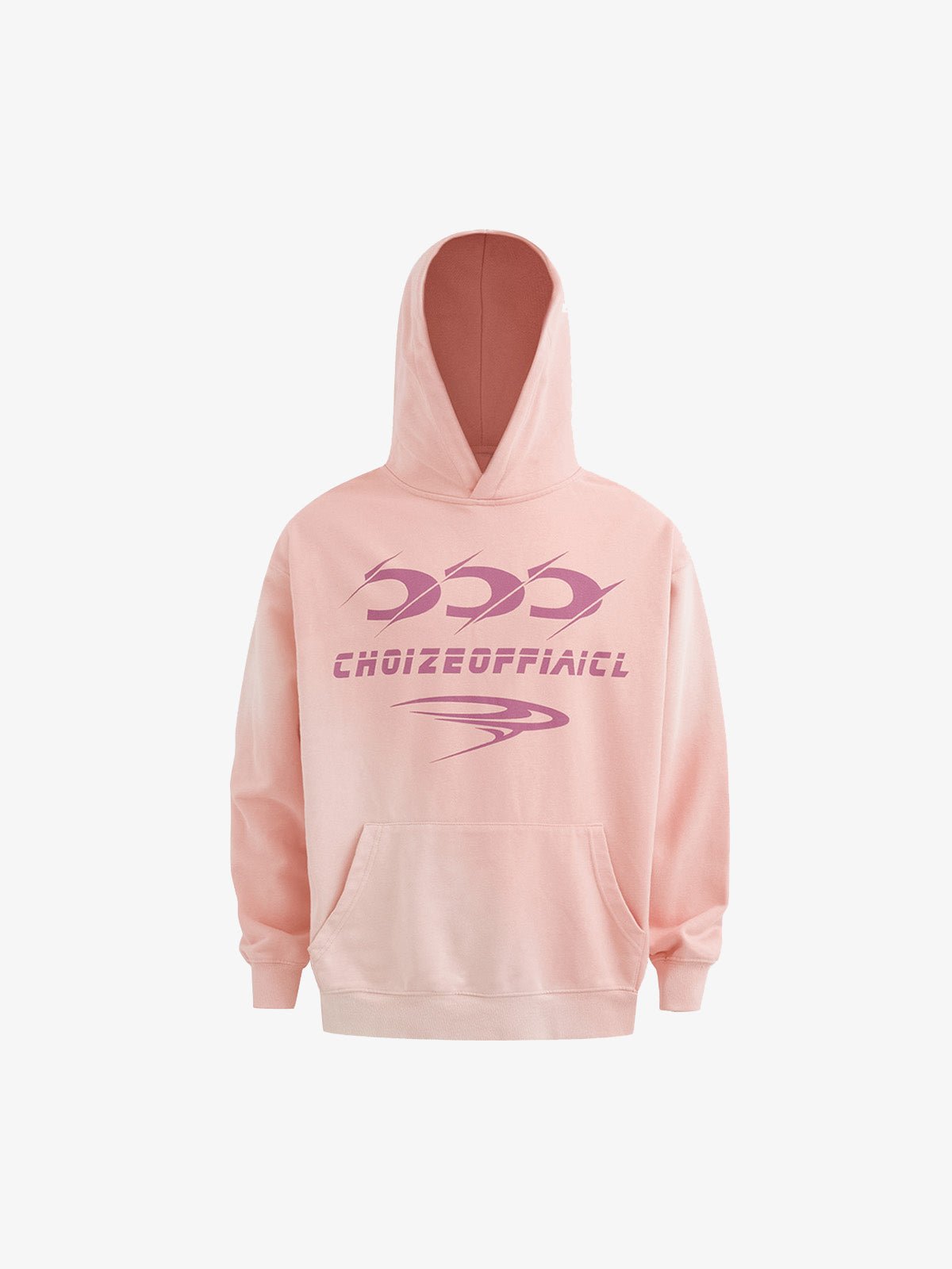 Heavy Washed Letter Print Hoodie