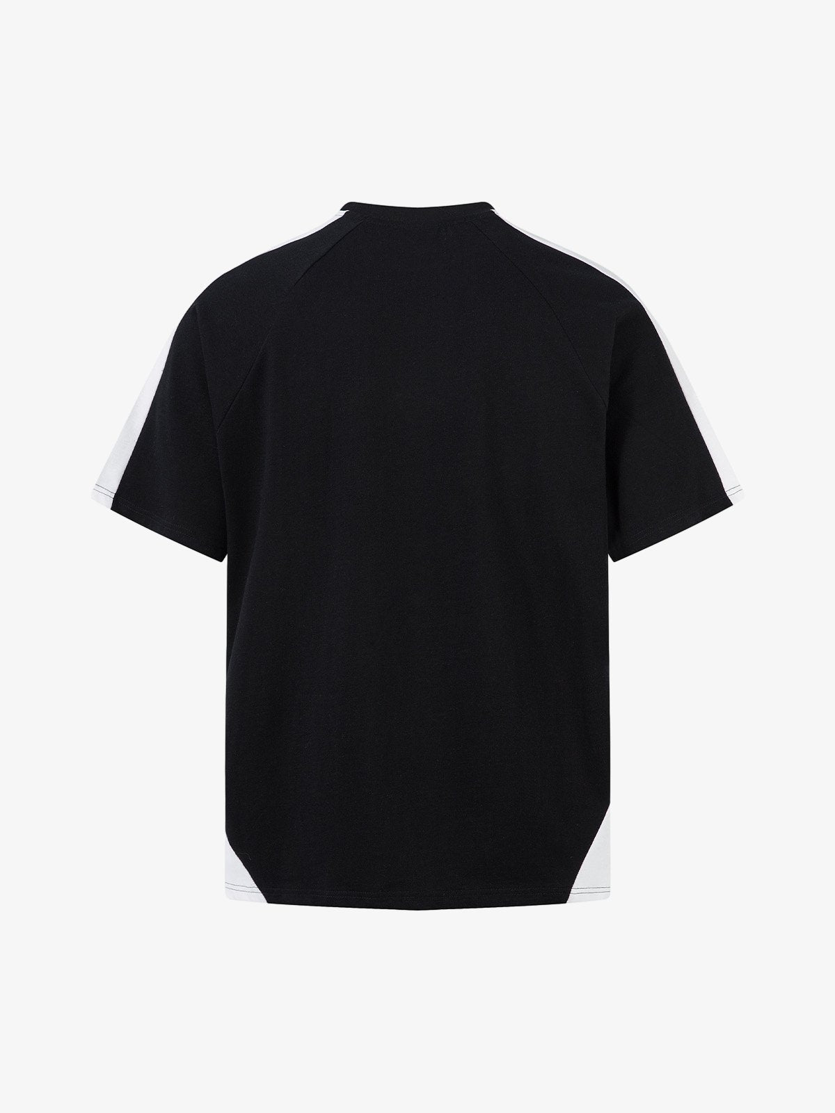 Contrast Color Motorcycle Print T-shirt
