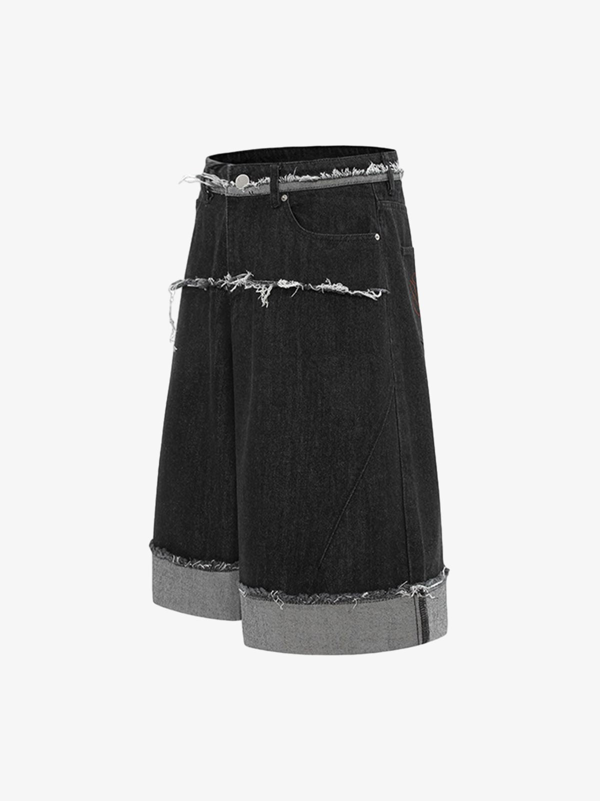 Cleanfit Raw Edge Denim Short