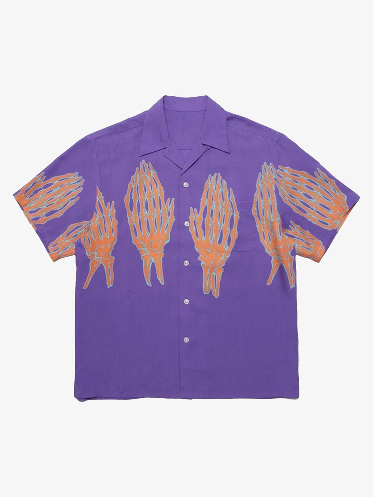 Ghost Hand Ghost Claw Casual Print Shirt