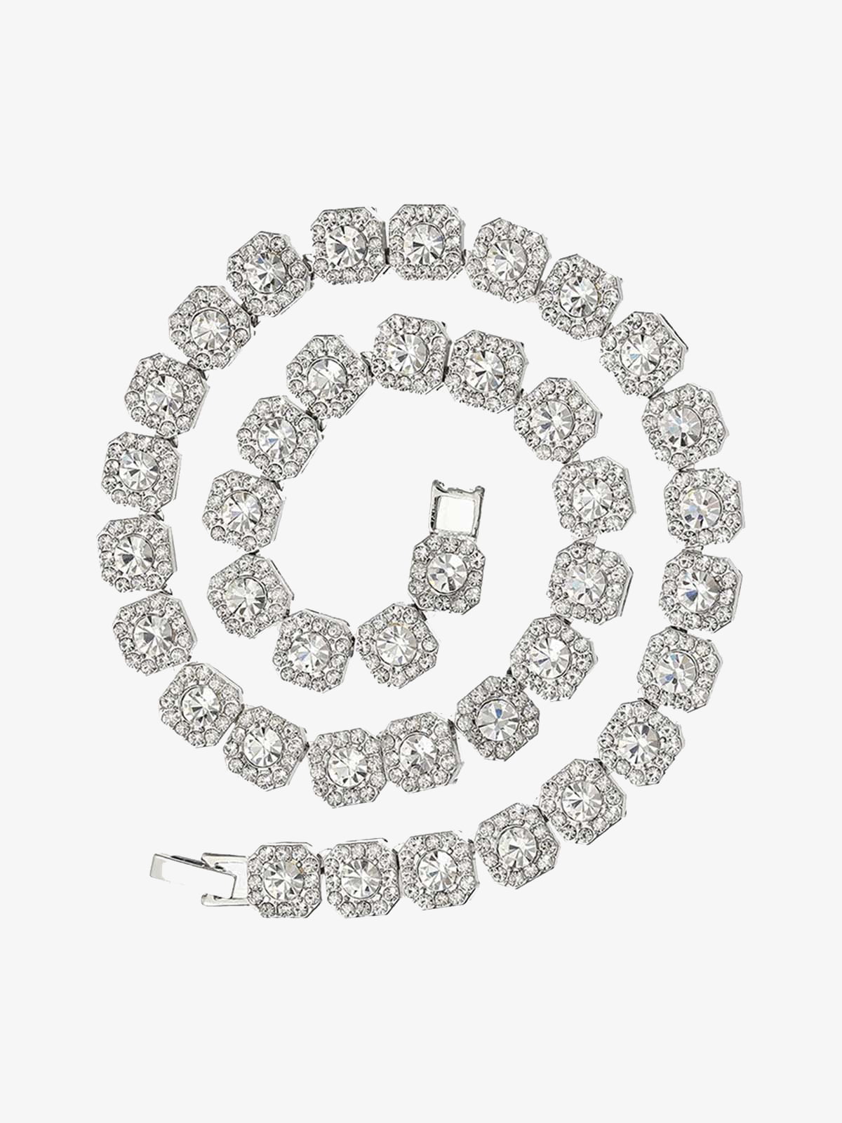 Round Diamond Cuban Necklace