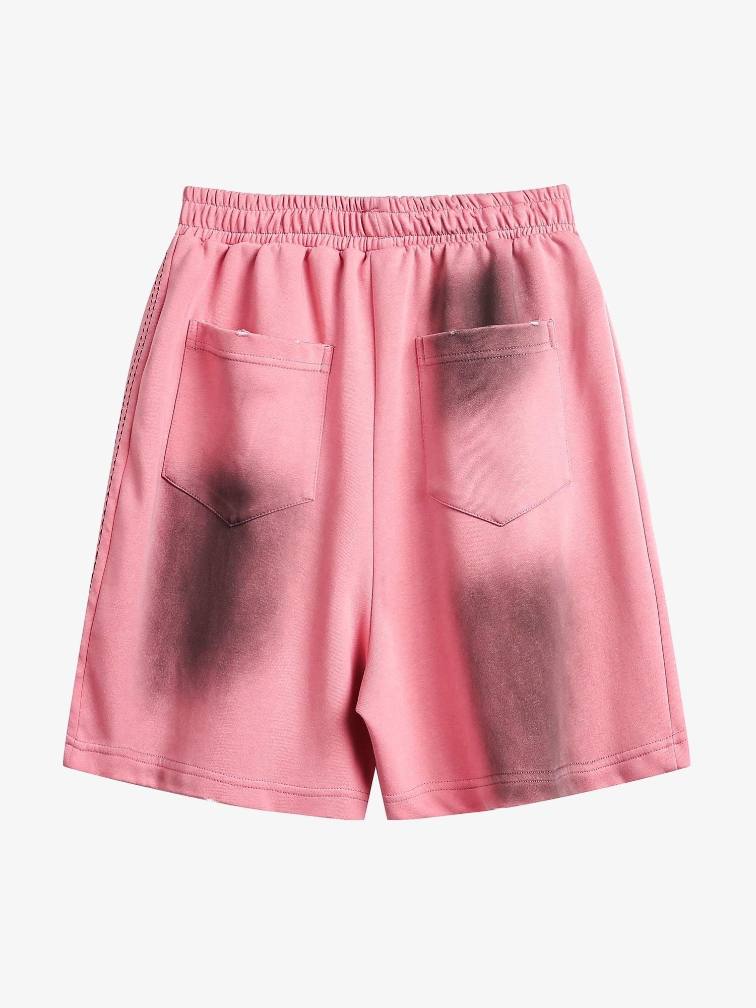 American Retro Spray Paint Casual Shorts