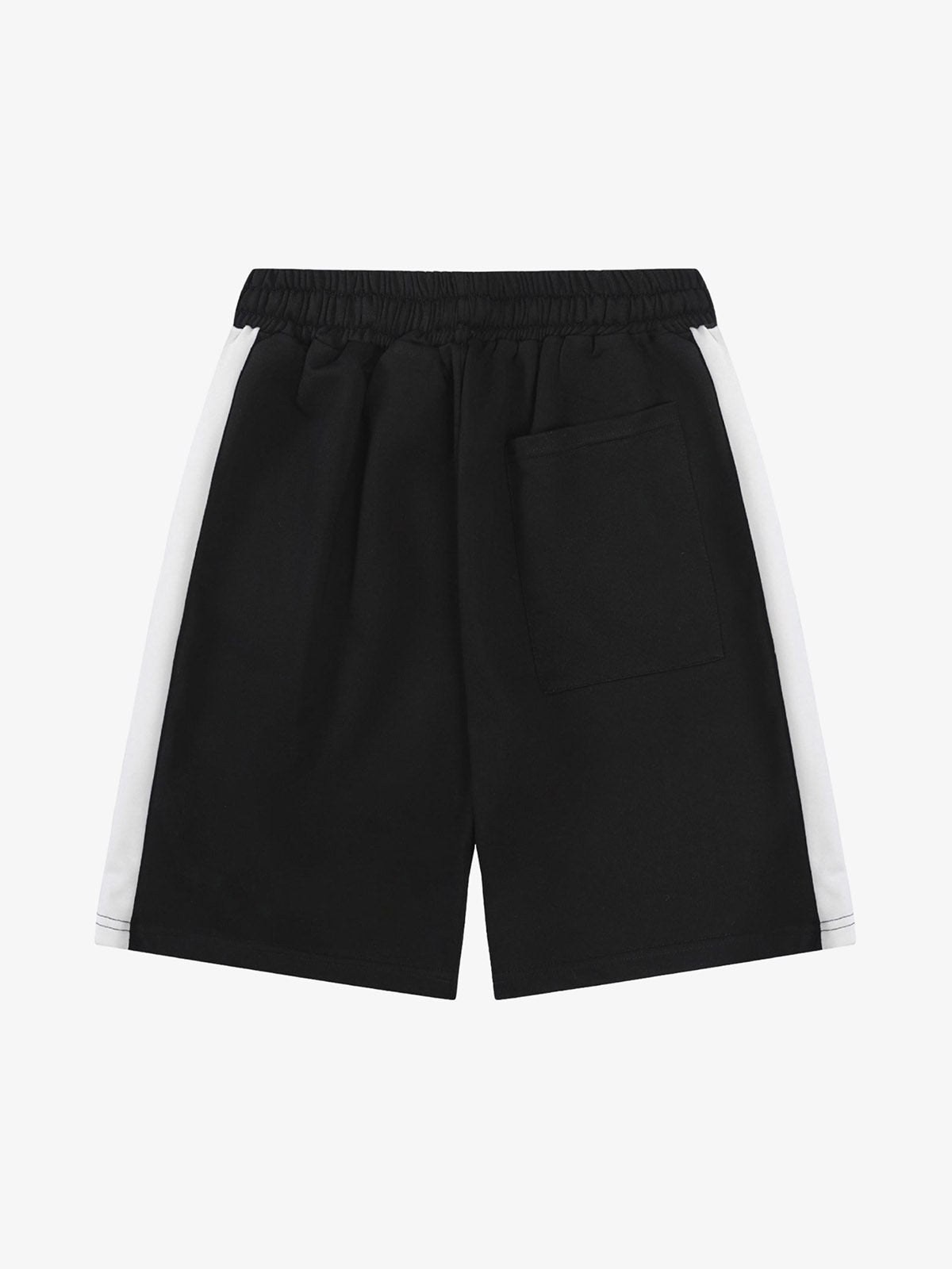 Color-coded Printed Casual Shorts