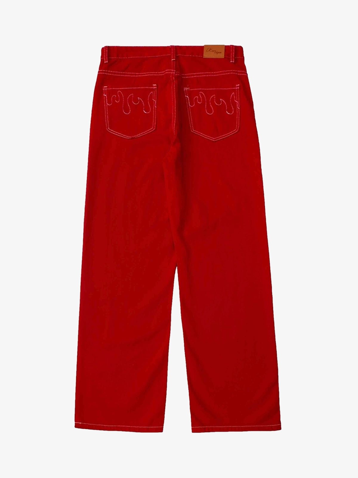 Solid Color Casual Jeans
