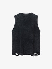 Hip-hop Loose Washed Undershirt