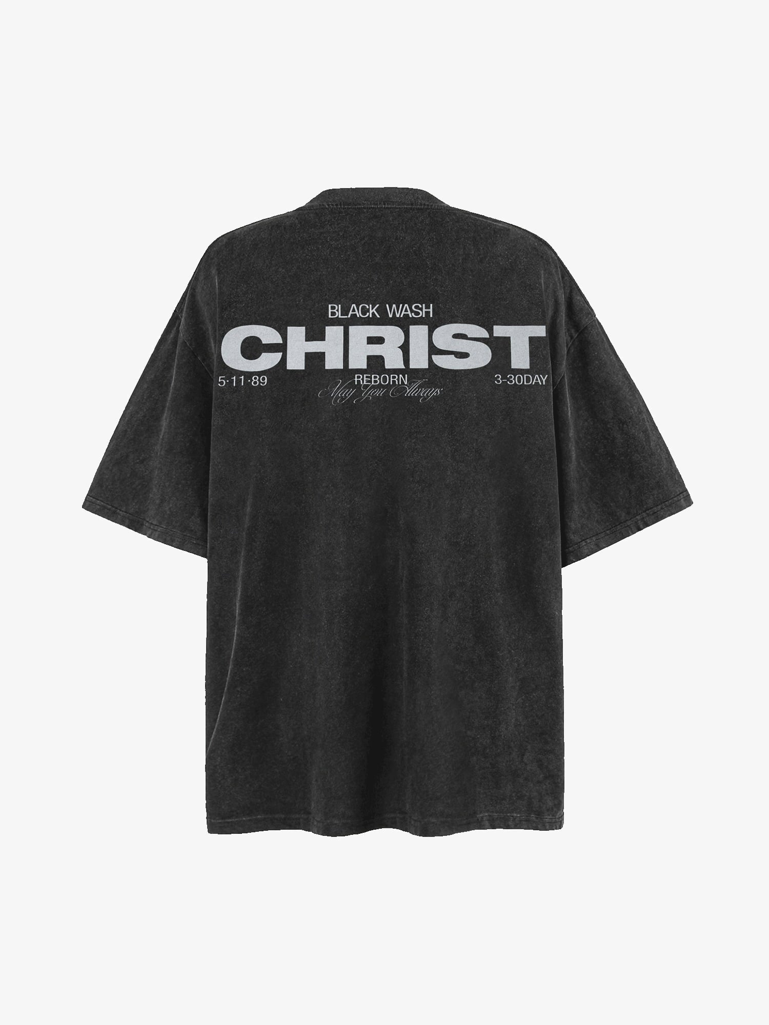 Washed Shadow Butterfly Street Rap T-Shirt