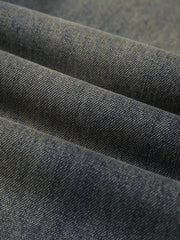 Washed Dirty-Dye Straight Jeans
