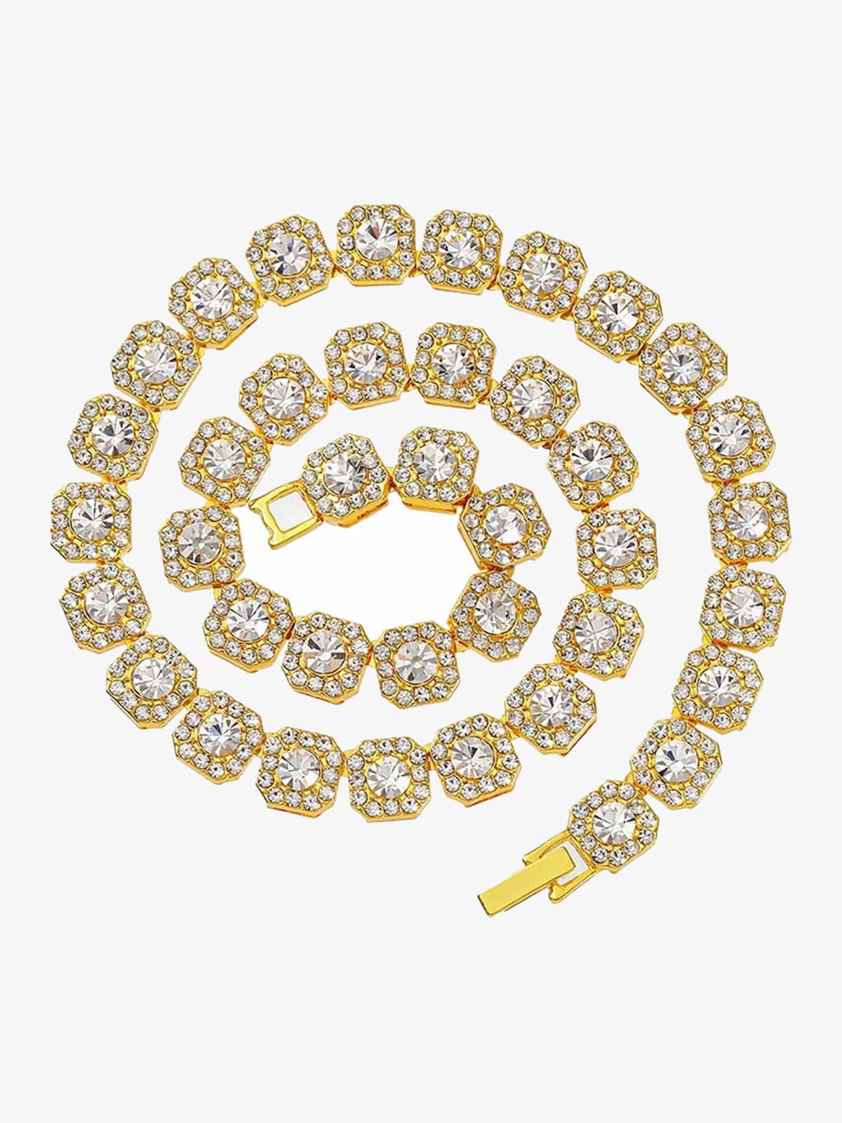 Round Diamond Cuban Necklace