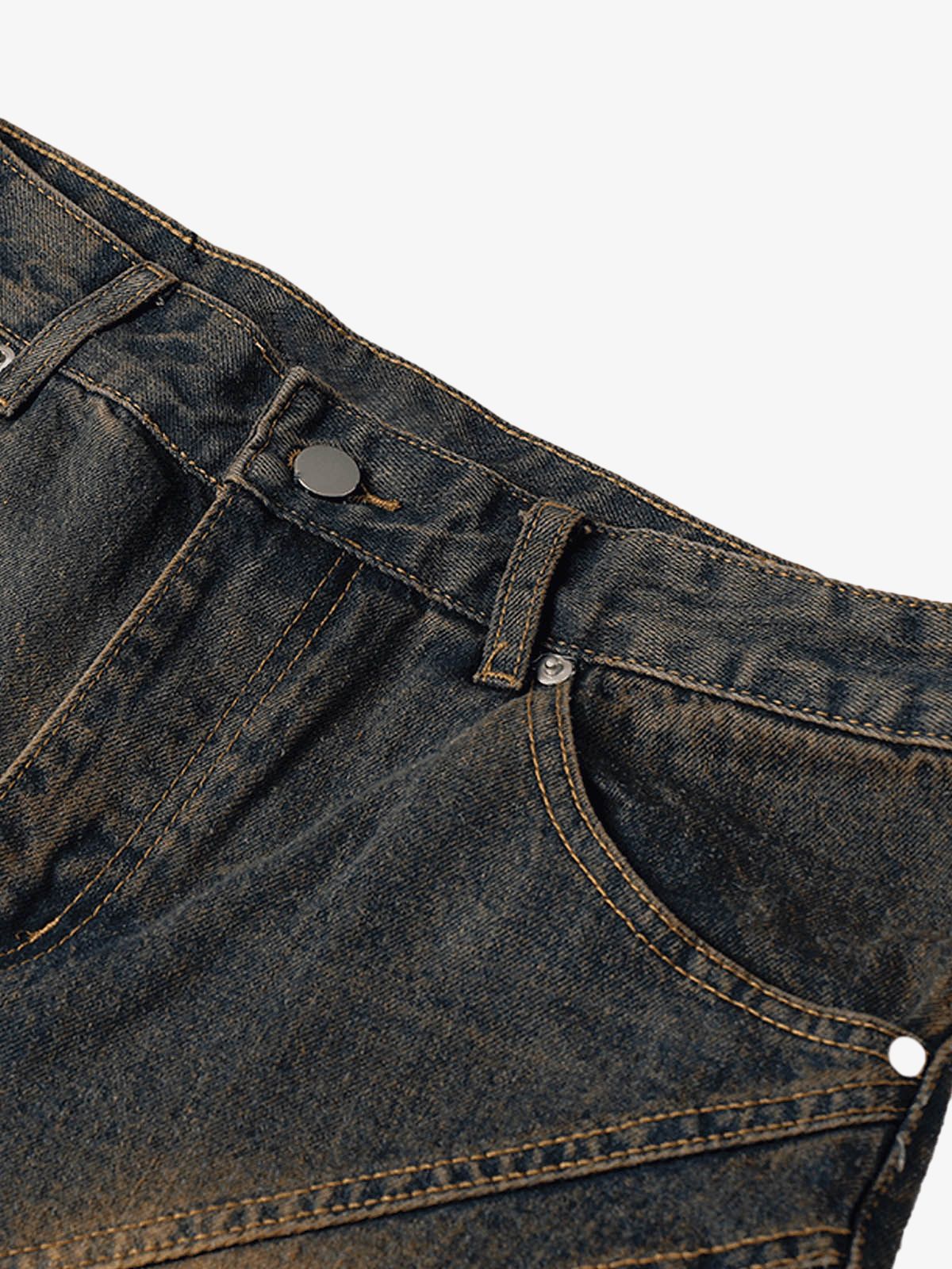 High Street Ripped Denim Shorts