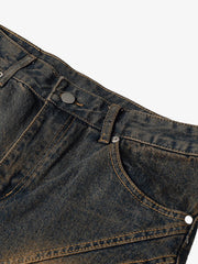 High Street Ripped Denim Shorts