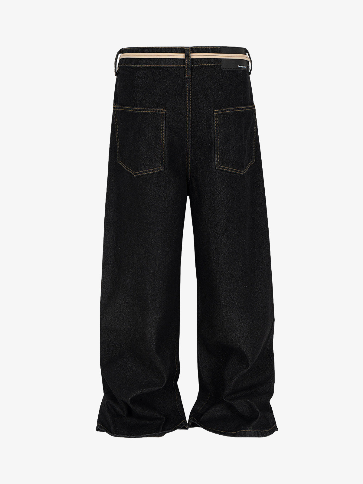 Cleanfit Buckle Belt Baggy Jeans