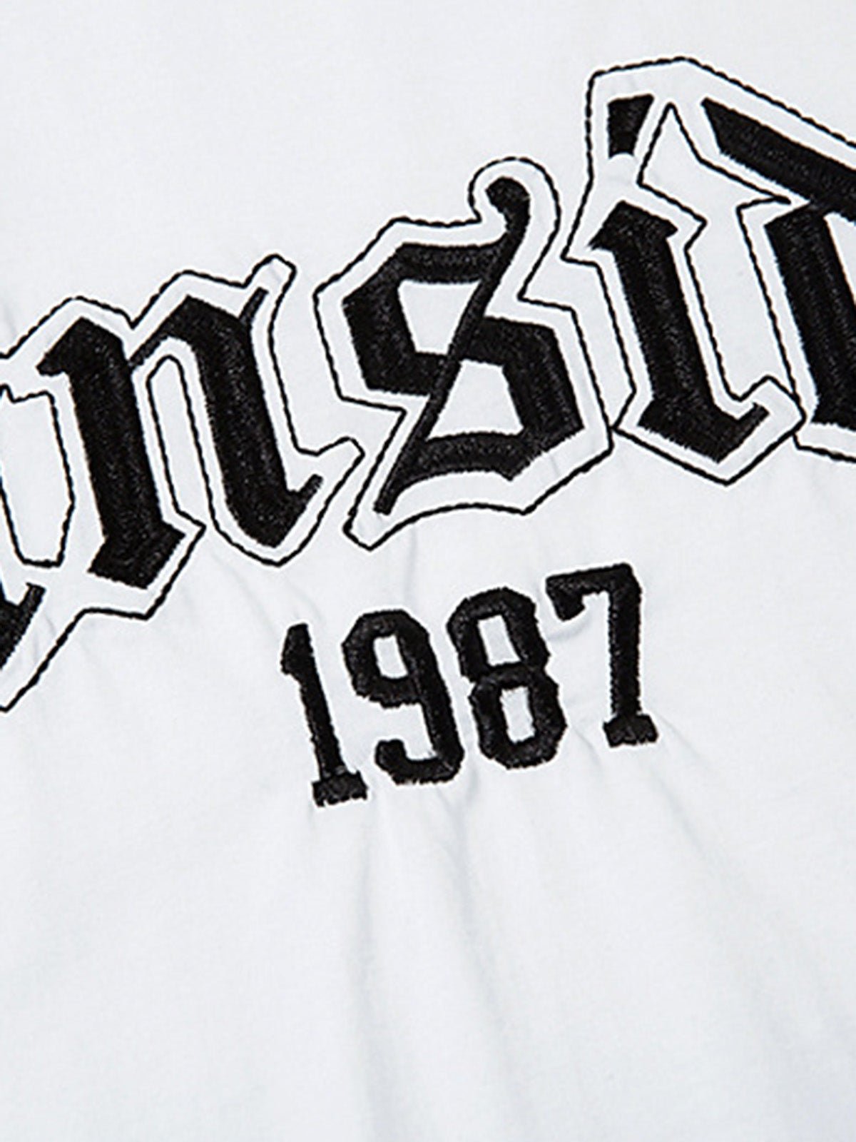 Graphic Letter Chain Vest