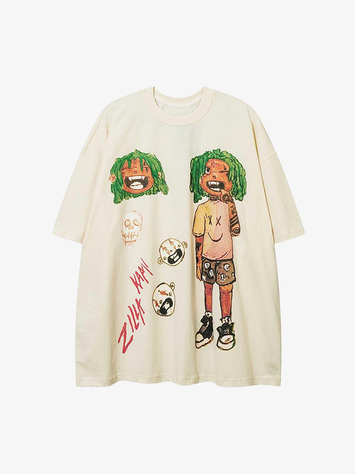 Anime Character Printed T-shirt