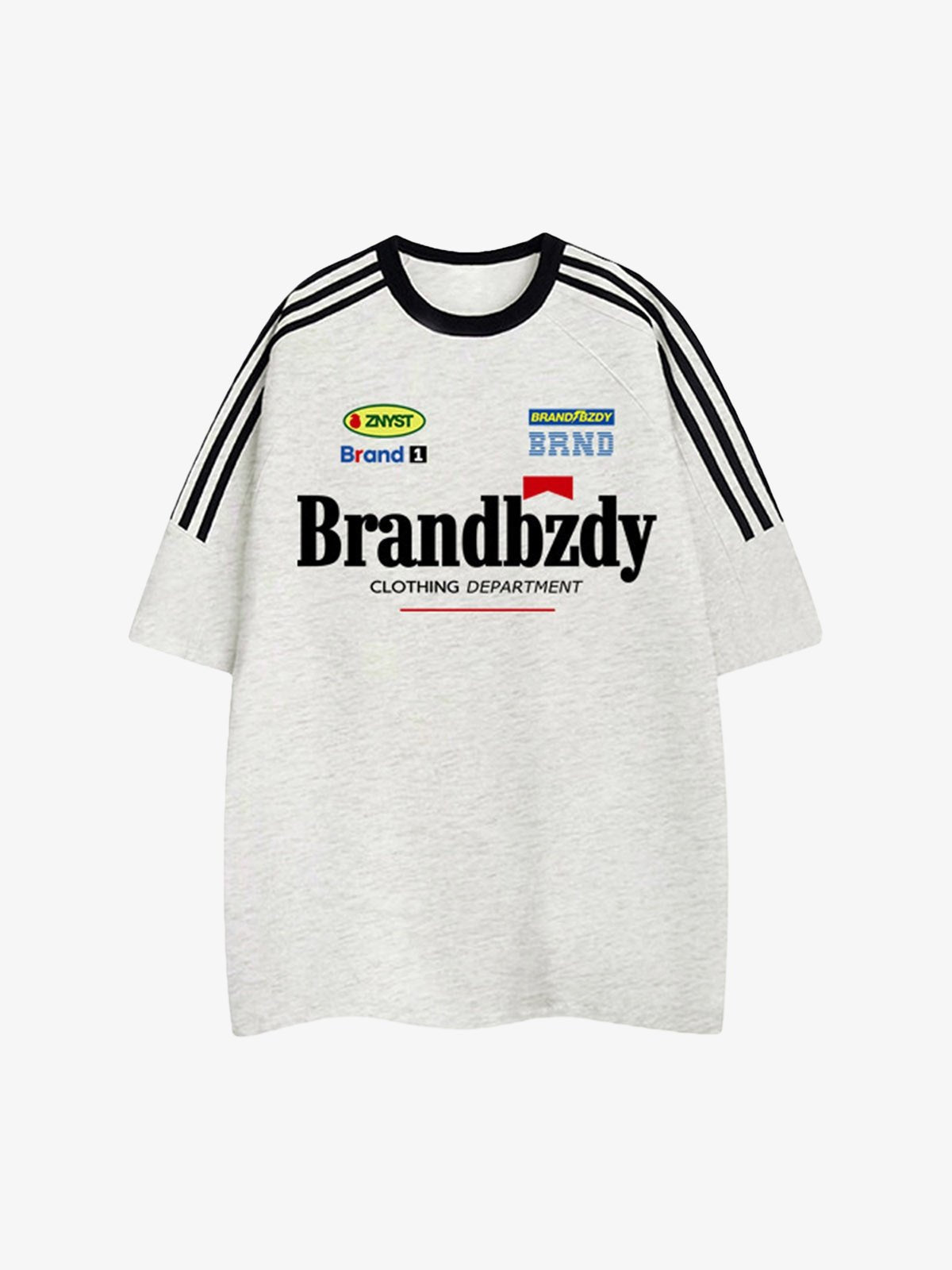 High Street Retro Badge Jersey T-shirt