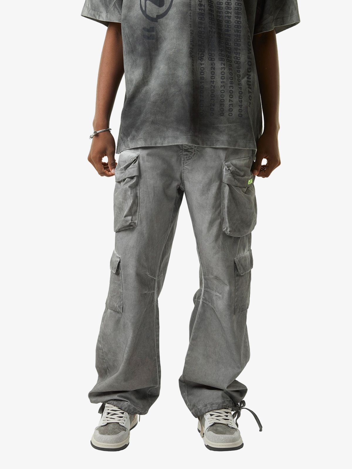 Vintage Wasteland Style Multi Pocket Work Pants