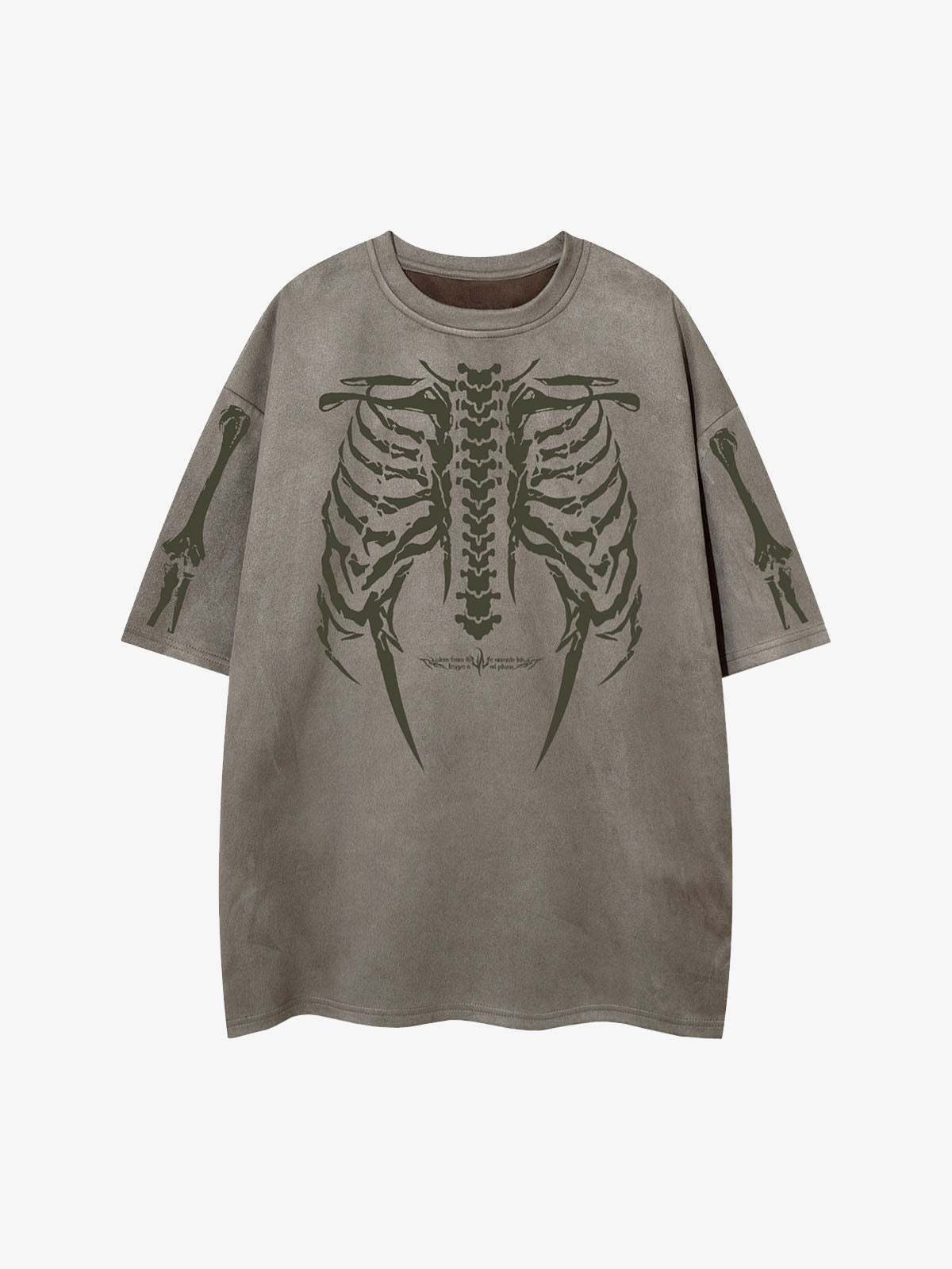 Skeleton Graphic Oversized T-Shirt