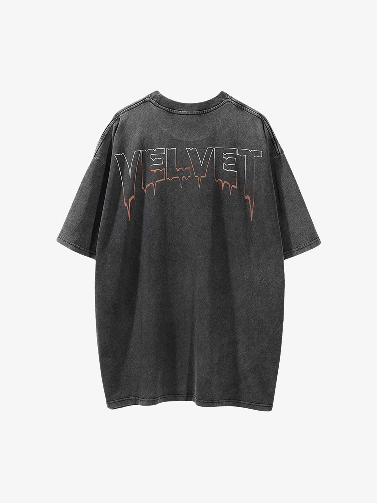 Character Printed Washed & Aged T-Shirt