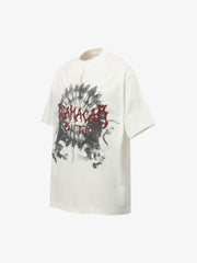 Distressed Batik Graphic T-Shirt