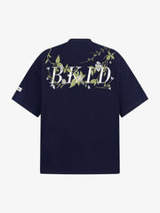 Floral Embroidered Oversized Short Sleeve T-Shirt
