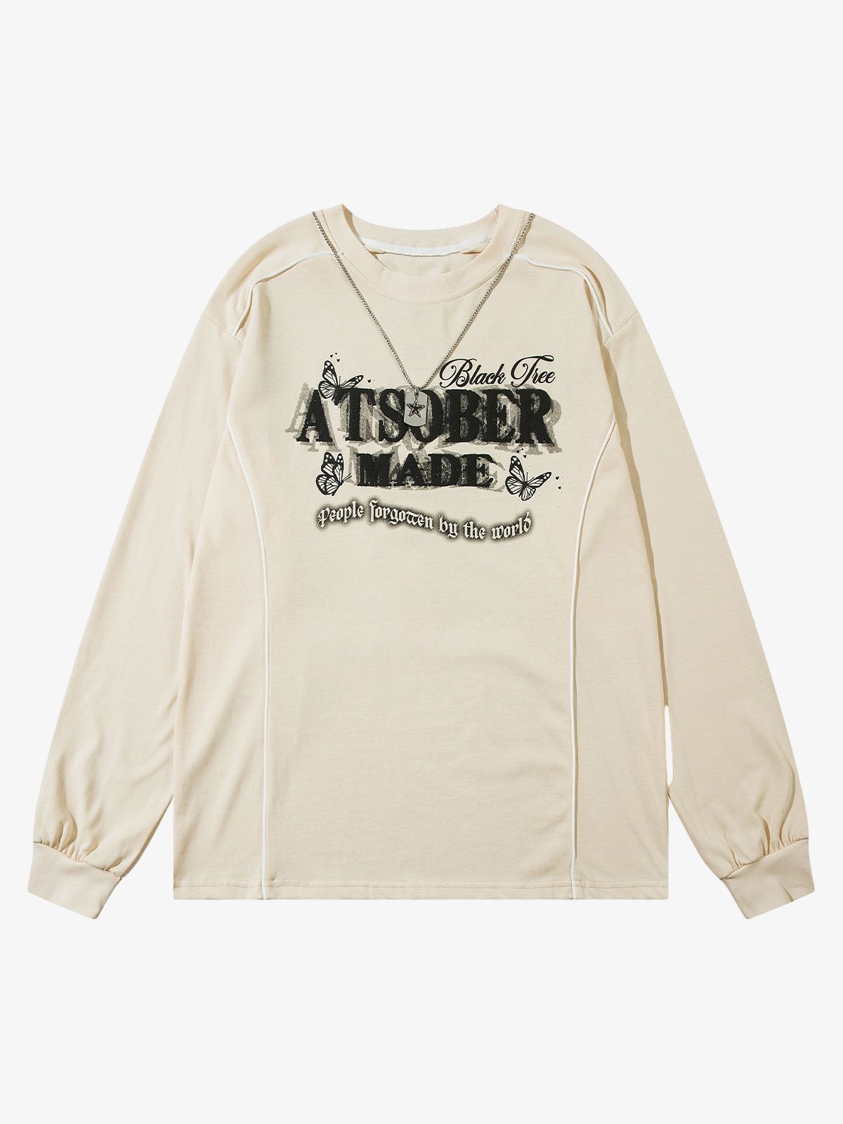 Star Chain Butterfly Long Sleeve T-shirt