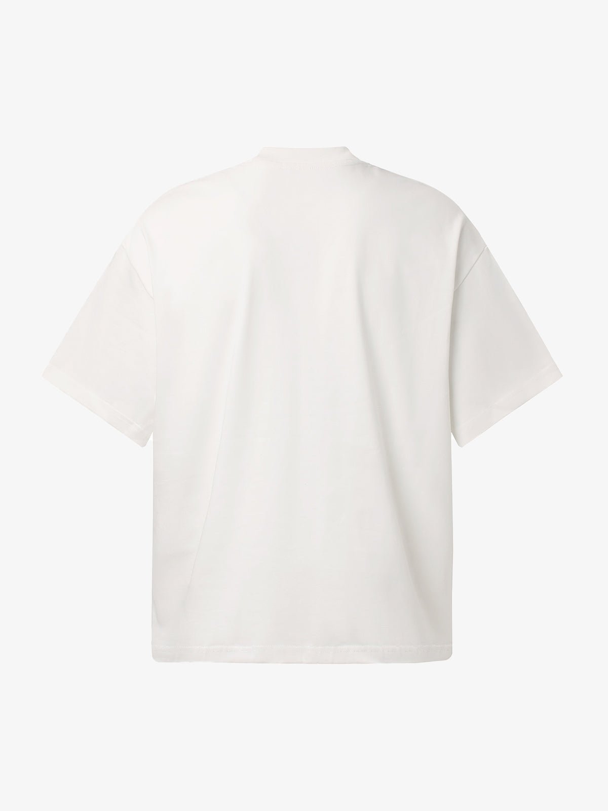 Distressed Fun Print Crew Neck T-shirt