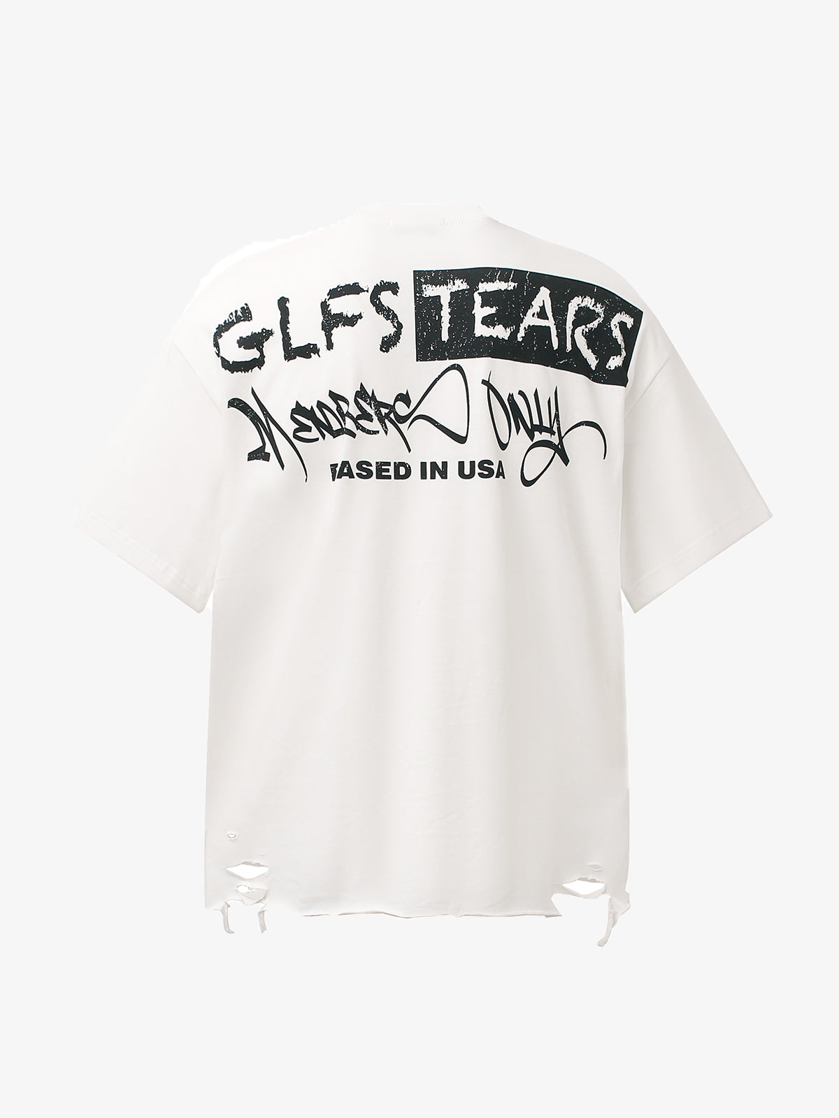 Retro Letter Lip Graphic T-Shirt