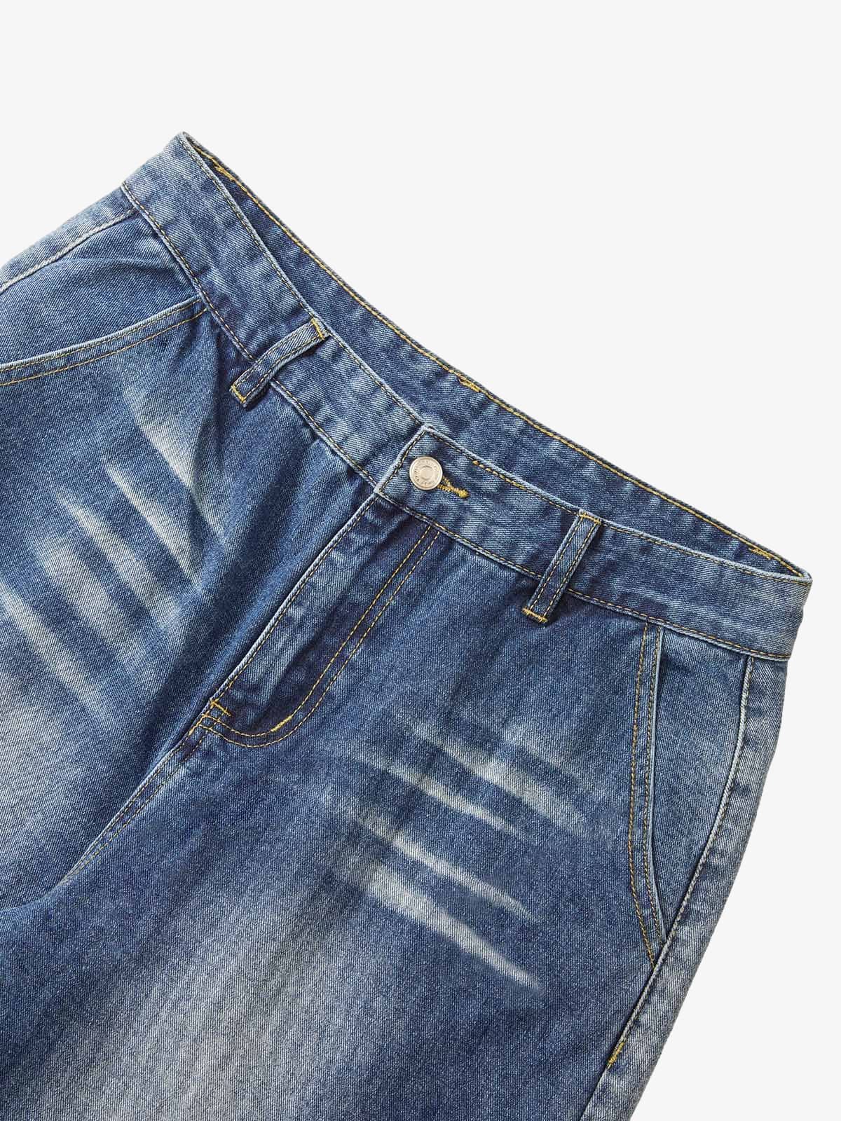 Homemade Large Pocket Cargo Jeans